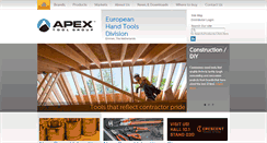 Desktop Screenshot of apex-tools.eu