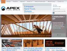 Tablet Screenshot of apex-tools.eu