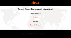 Desktop Screenshot of apex-tools.com